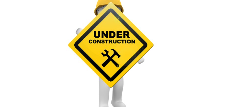 Under construction decorative